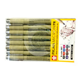 Sakura Pigma Micron PN 8, Water based pigment marker with plastic nib